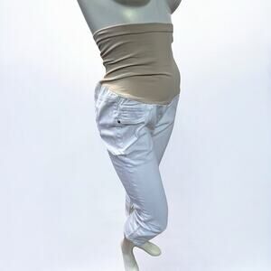 Oh Baby White Maternity Pants  Medium, Great Condition